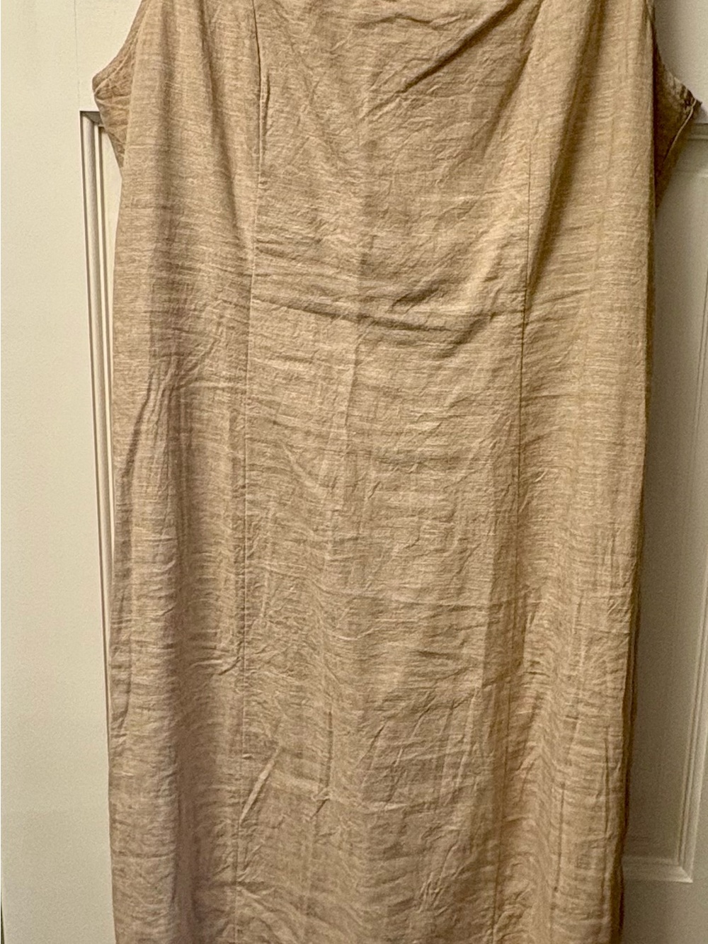 Old Navy Sleeveless Maxi Dress in Light Beige